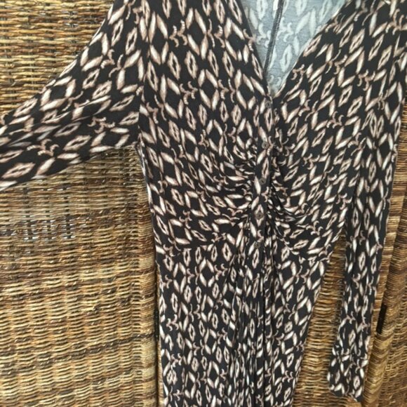 FREE PEOPLE shayla brown black jumpsuit size XL black and brown - Picture 7 of 8